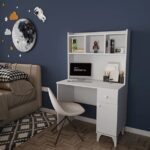 DF09107 Çekmeceli Kapaklı Kitaplıklı Çalışma Masası