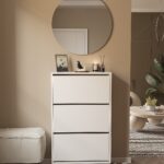 DF08101 Begonvil Ayakkabılık Raflı 3 Bölmeli Kapaklı