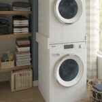 DF03102B Milano Banyo Dolabı Çamaşır Ve Kurutma Makinesi Dolabı Çamaşır Makinesi Rafı